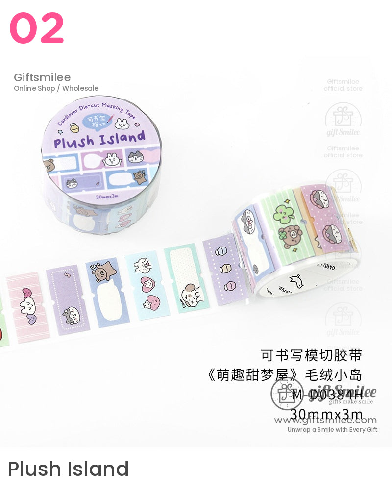 Kawaii Labels Bears Bunnies Roll Tapes | KS-RT-1669