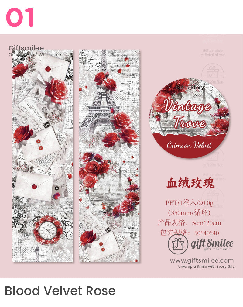 Vintage Collage Butterflies Washi Tape | KS-RT-1673