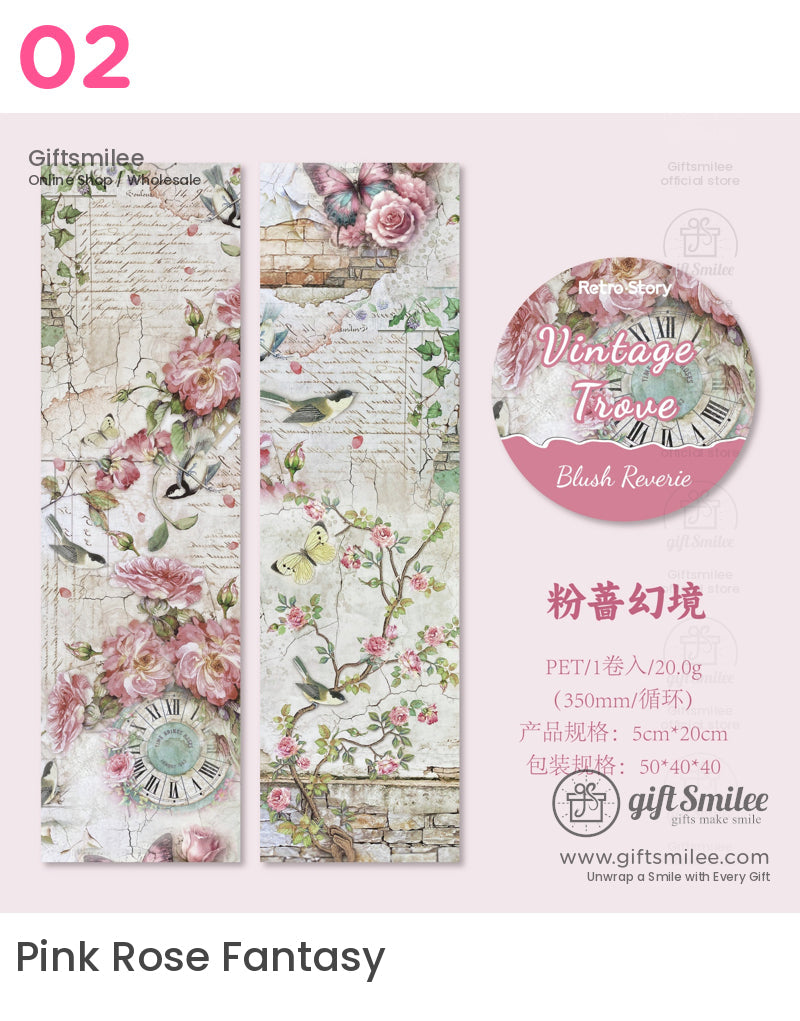 Vintage Collage Butterflies Washi Tape | KS-RT-1673