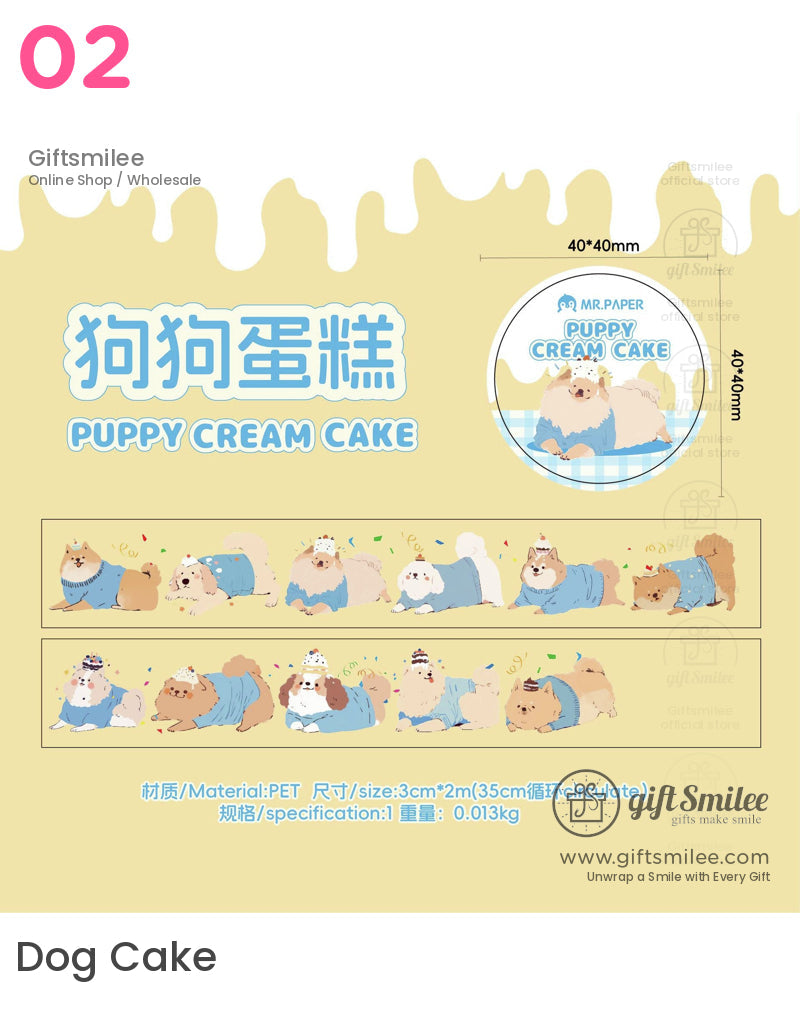 Cute Animals Roll Washi Tape | KS-RT-1674