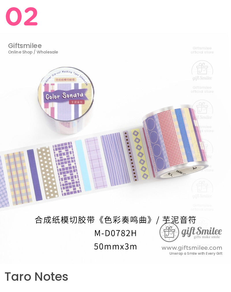 Color Sonata Die-Cut Tape | KS-RT-1688