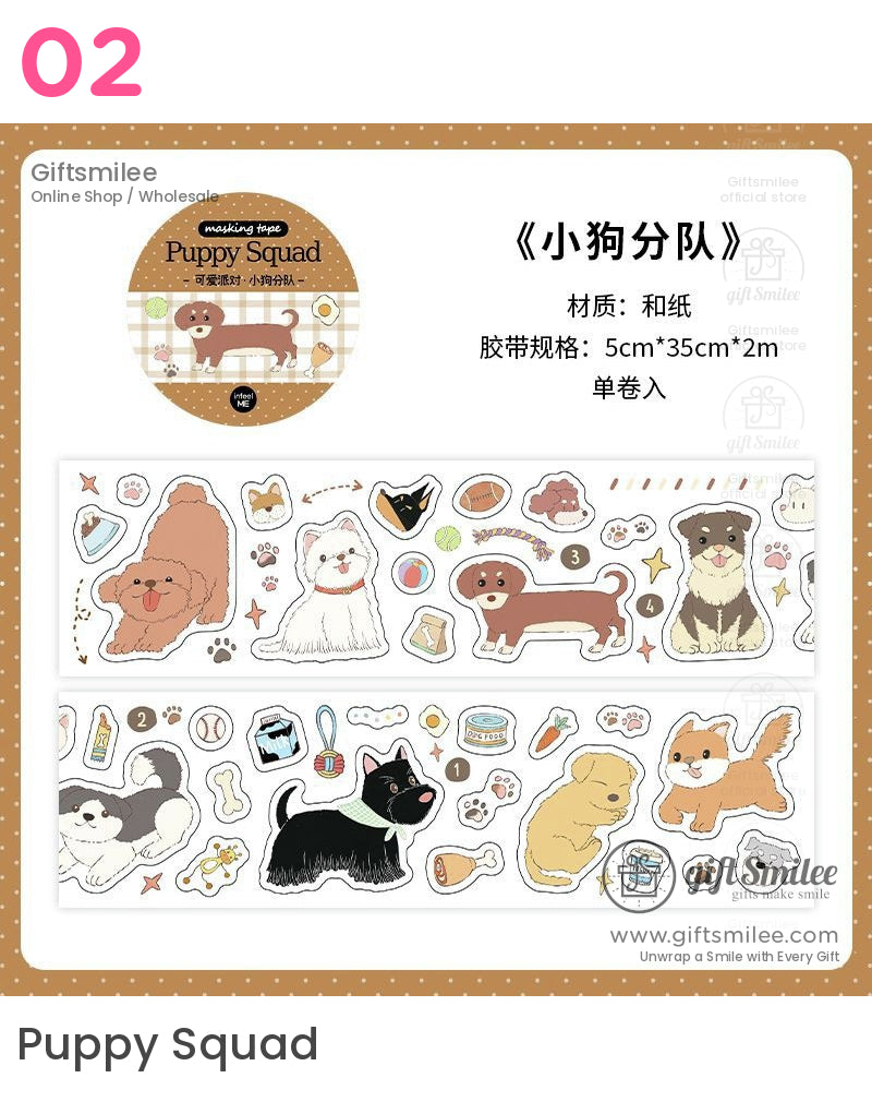 Cute Party Die-Cut Tape | KS-RT-1697