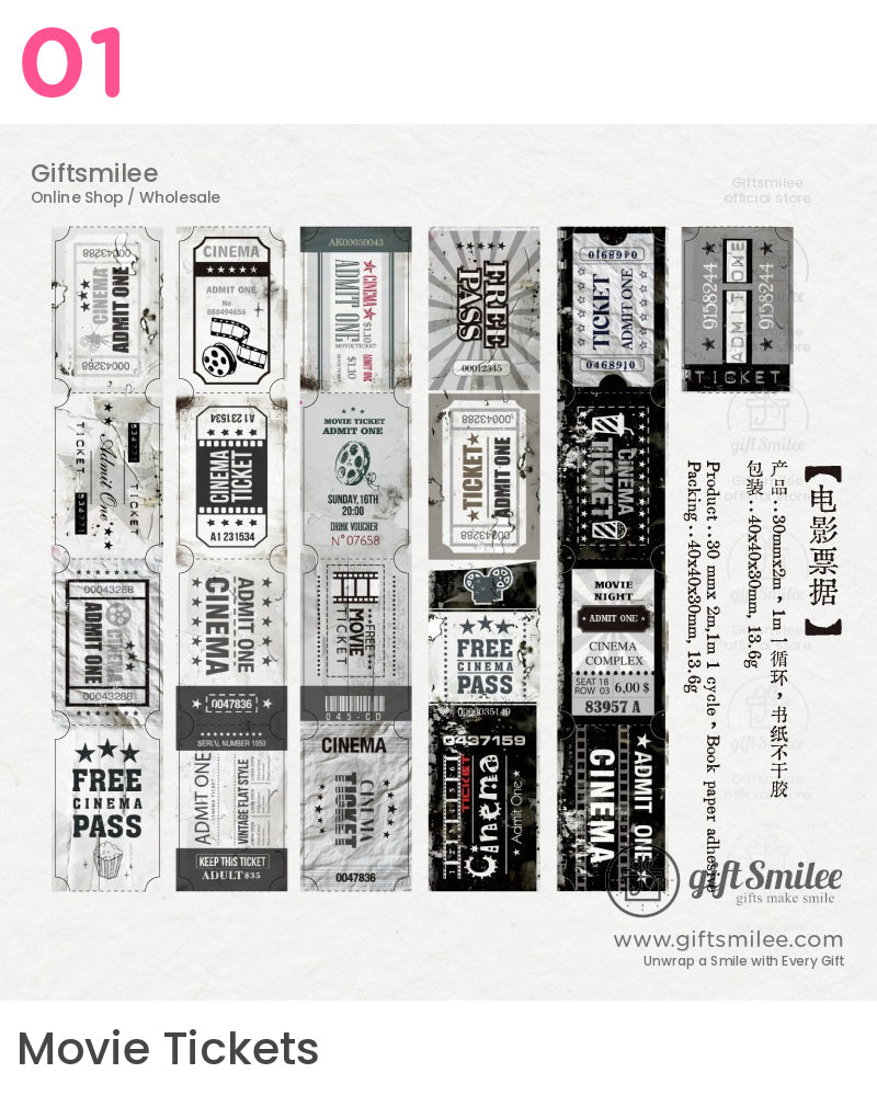 Revolving Notes Roll Tapes | KS-RT-1702