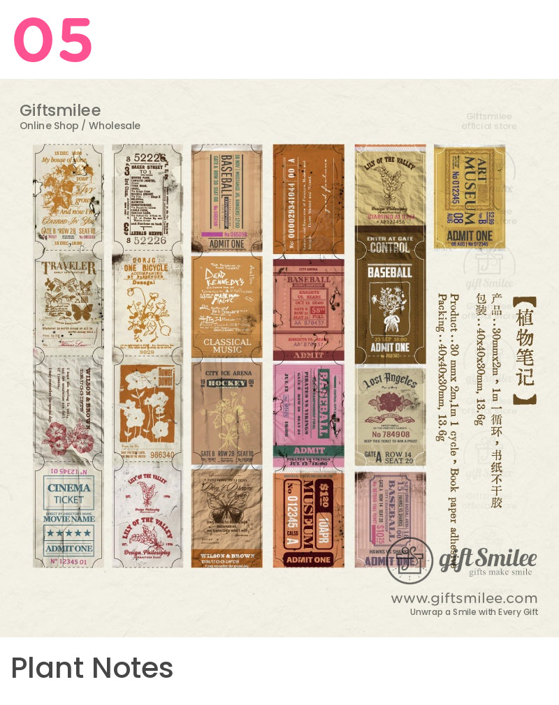 Revolving Notes Roll Tapes | KS-RT-1702