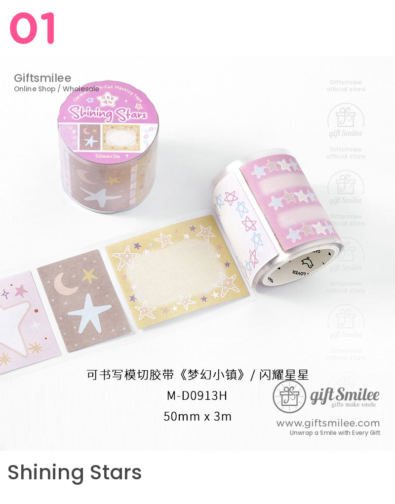 Dream Town Die-Cut Tape | KS-RT-1705