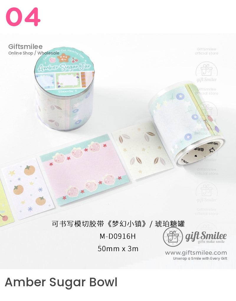 Dream Town Die-Cut Tape | KS-RT-1705