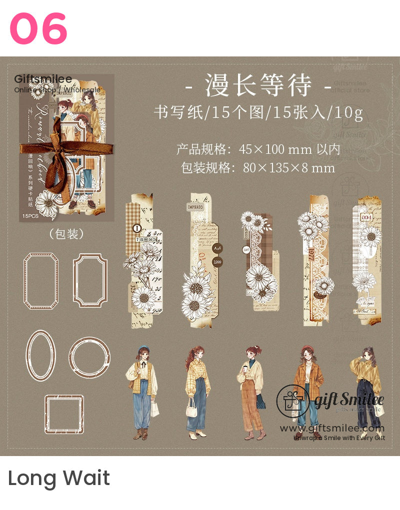 Romantic Echo Stickers | collaging