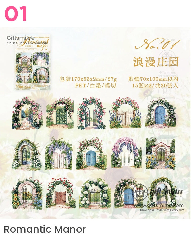 Pastoral Mist Sticker Packs | for scrapbooking