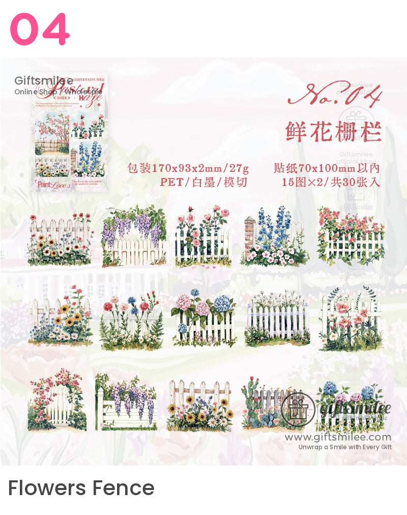 Pastoral Mist Sticker Packs | for scrapbooking