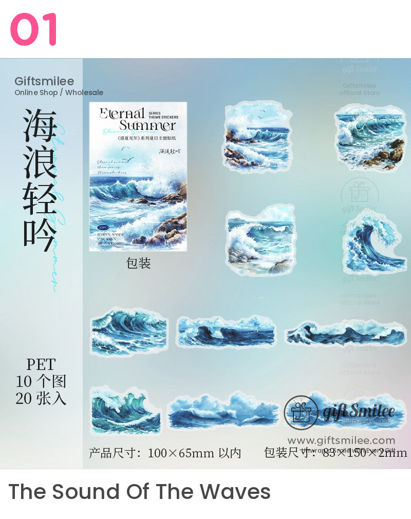 Summer Light Years Sticker Packs | index making