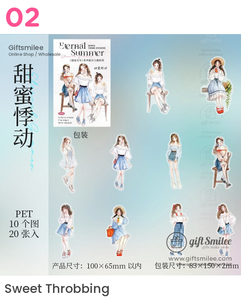 Summer Light Years Sticker Packs | index making