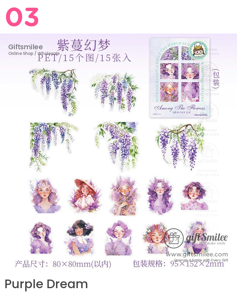 Whimsical Floral Fairy Stickers | home life