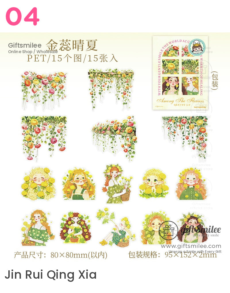 Whimsical Floral Fairy Stickers | home life