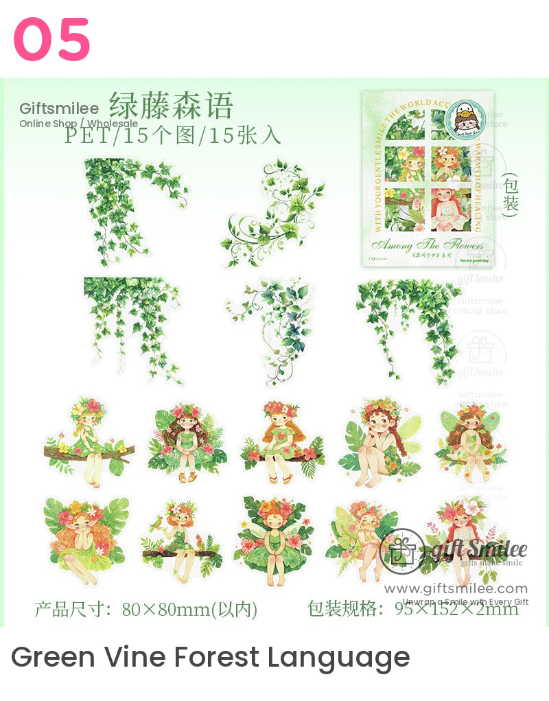 Whimsical Floral Fairy Stickers | home life