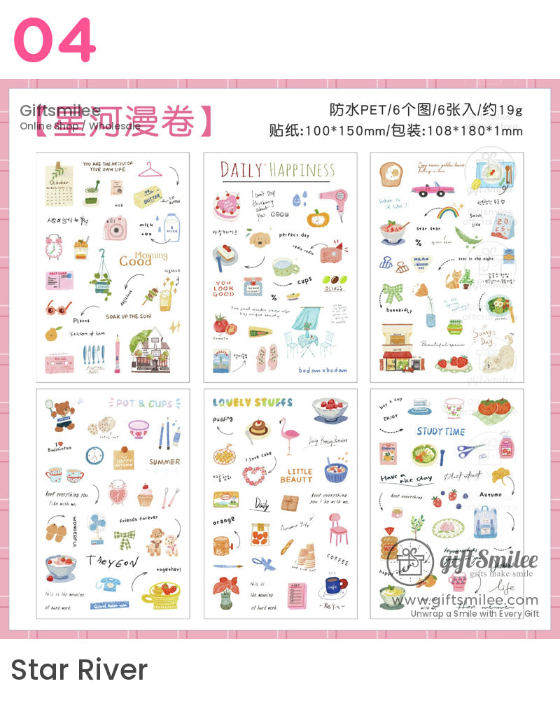 Whimsical Aesthetic Stickers | laptop deco