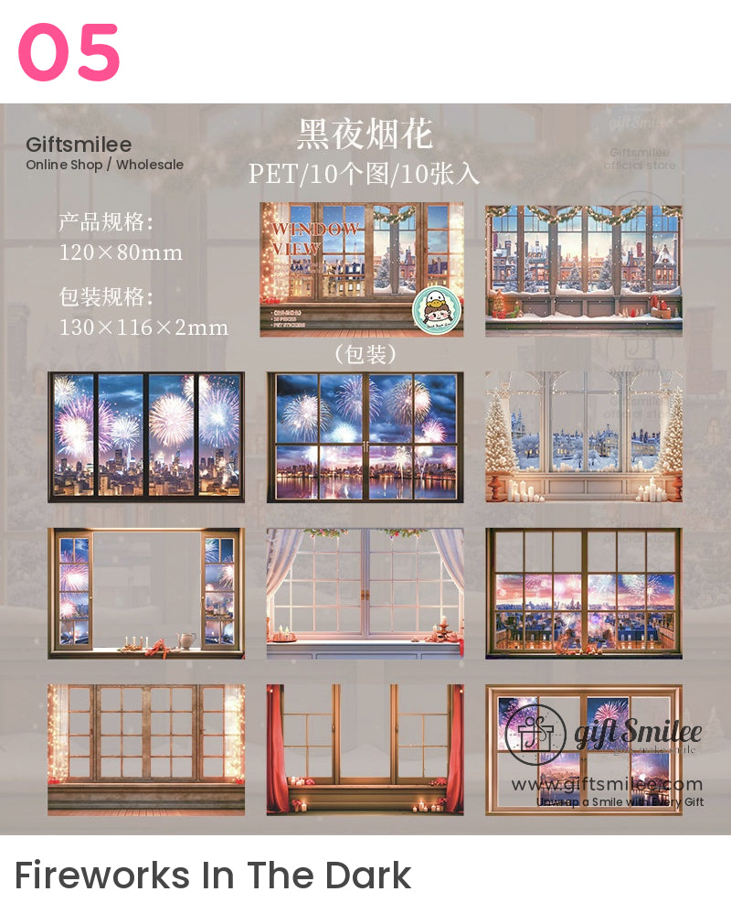 Window View Stickers | travel journals