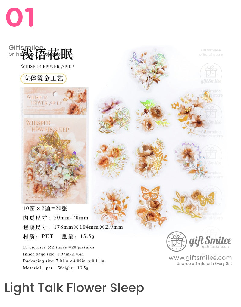 Vintage Botanical Floral Sticker Packs | boy friend