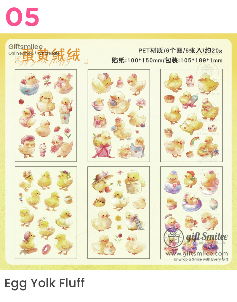 Kawaii Animal Bunny Panda Fox Bear Cat Stickers | boy friend
