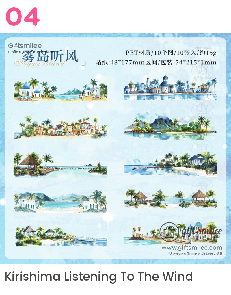 Scenic Landscape Sticker Packs | washi decal