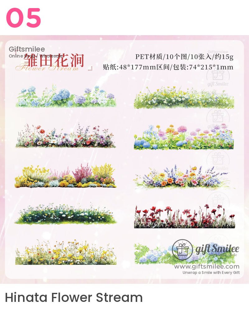 Scenic Landscape Sticker Packs | washi decal