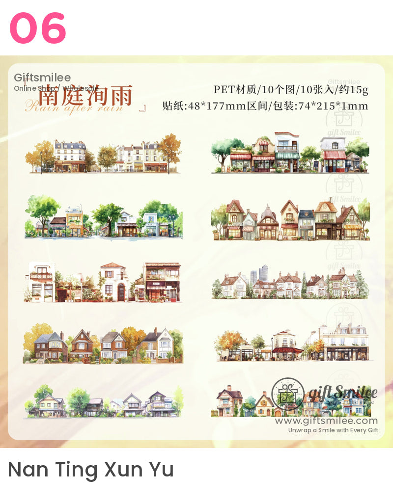 Scenic Landscape Sticker Packs | washi decal