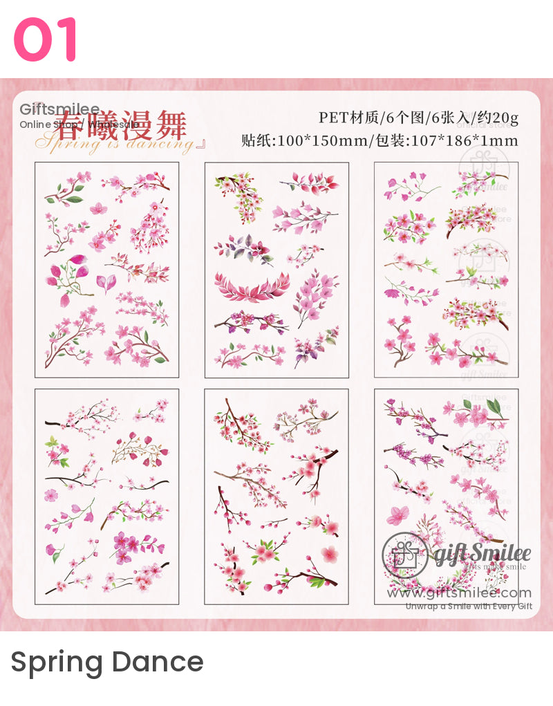 Seasonal Floral Stickers | erin condren