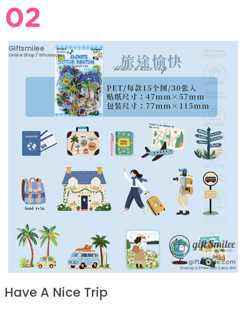 Your Routine Daily Life Decorative Sticker Packs | KS-SA-3980