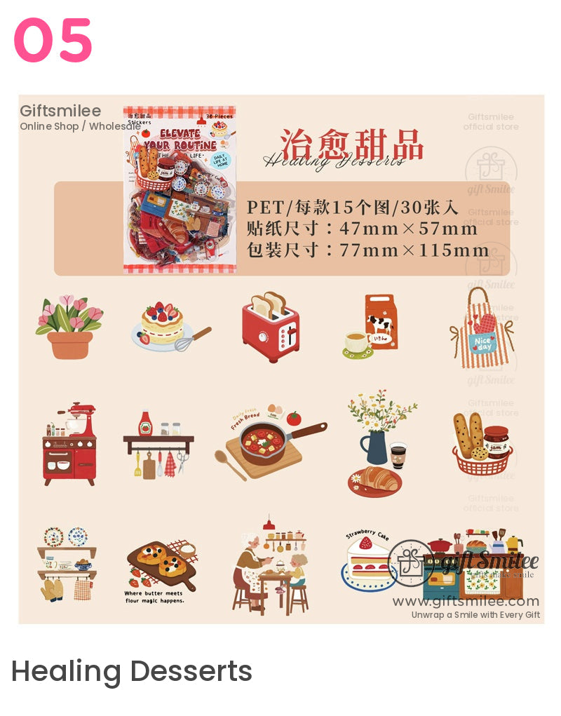 Your Routine Daily Life Decorative Sticker Packs | KS-SA-3980