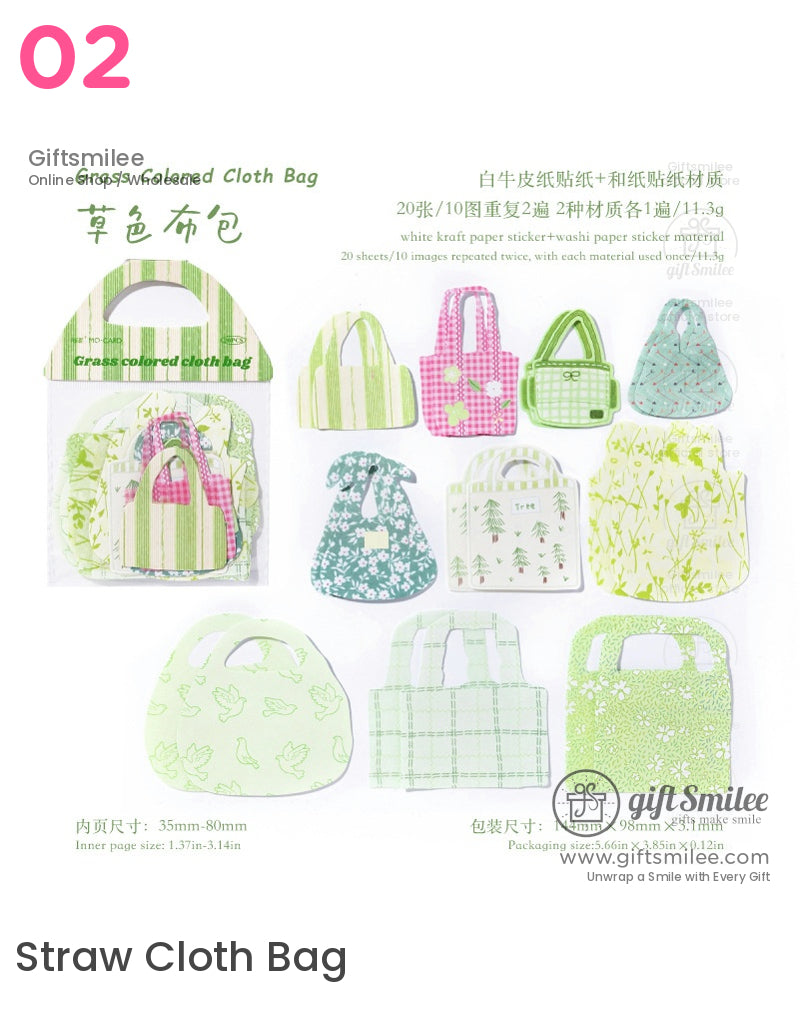 Mini Pastel Tote Bag Notes | KS-SA-3986