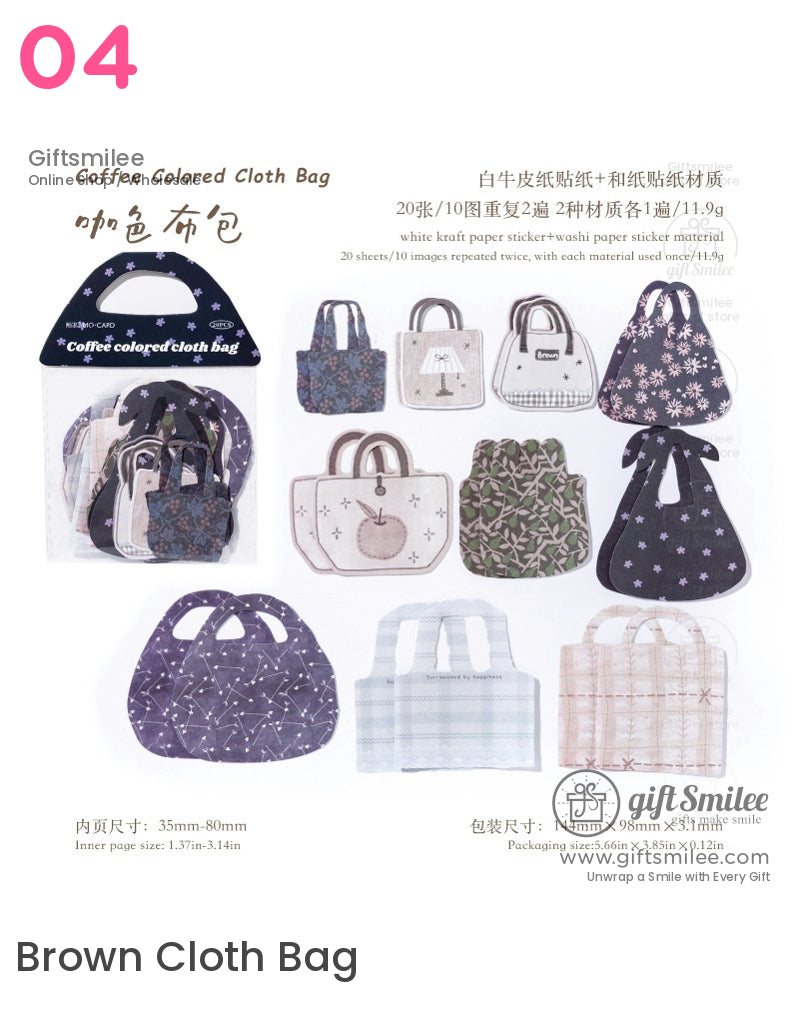 Mini Pastel Tote Bag Notes | KS-SA-3986