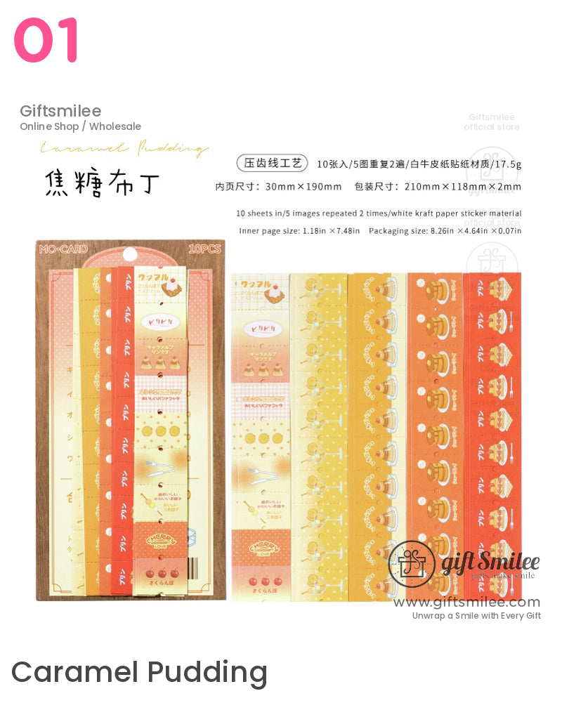Kawaii Japanese Retro Cafe Stickers | KS-SA-3987