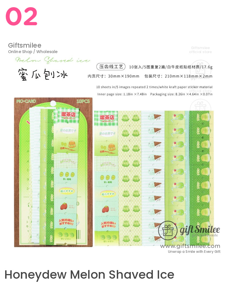 Kawaii Japanese Retro Cafe Stickers | KS-SA-3987