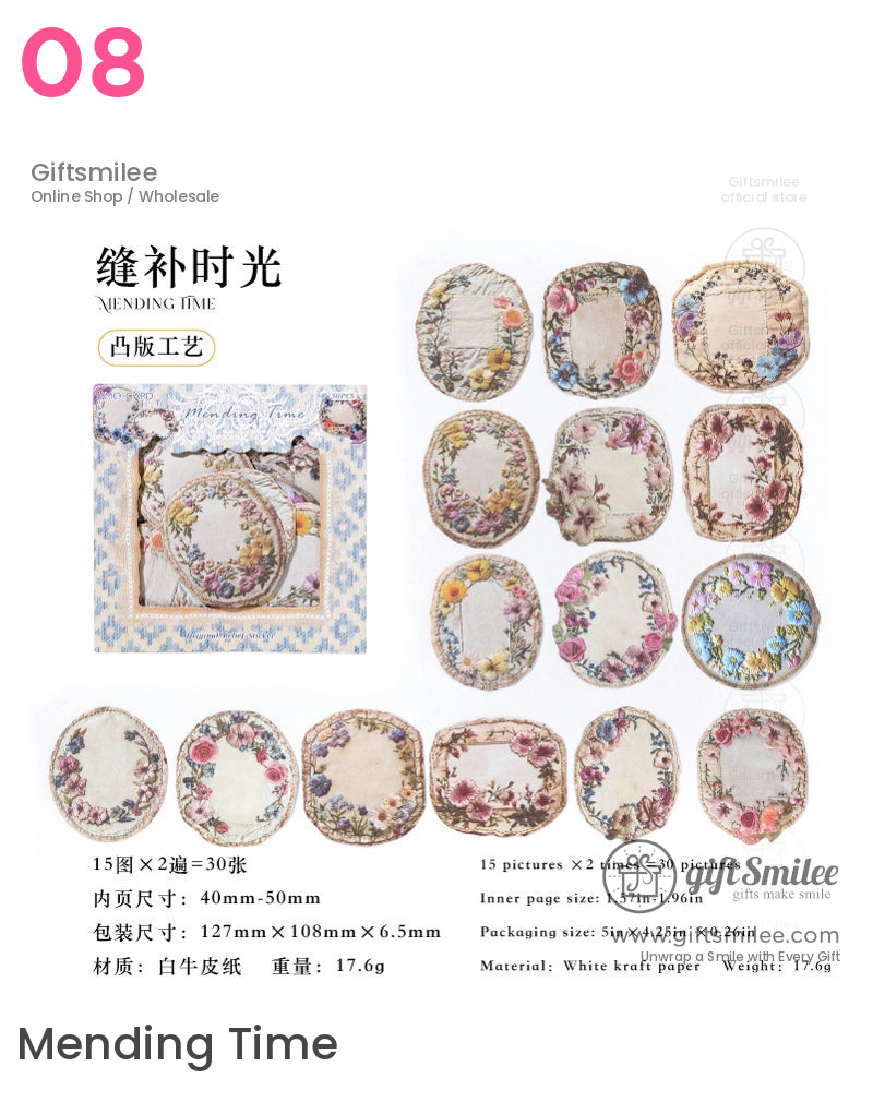 Nature-Themed Butterfly Mushroom And Floral Cutouts Stickers | KS-SA-3993