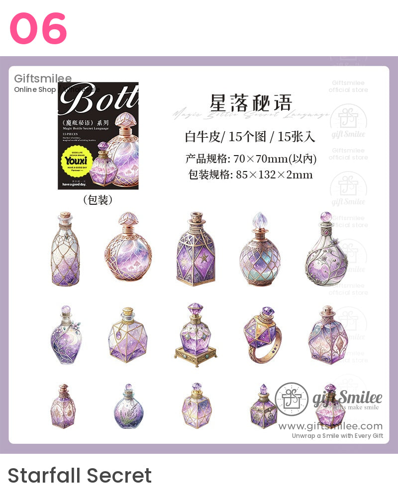 Magical Potion Bottle Fantasy Stickers | KS-SA-3994