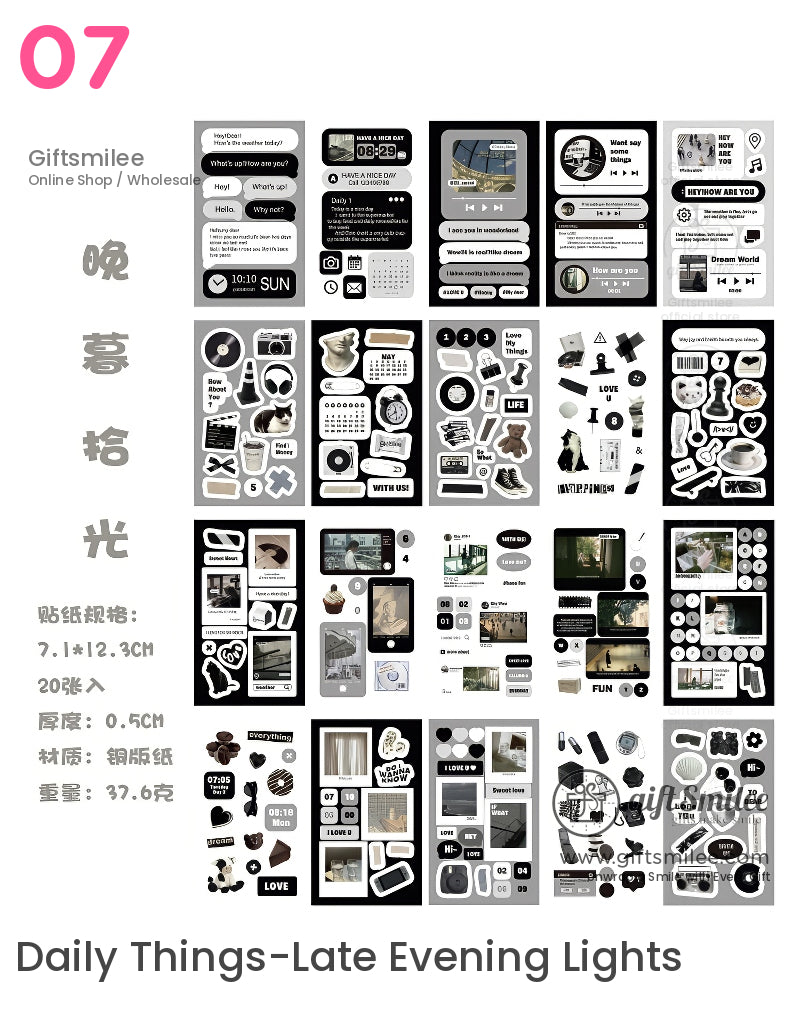 Collage Freedom Aesthetic Sticker Book | KS-SA-4003