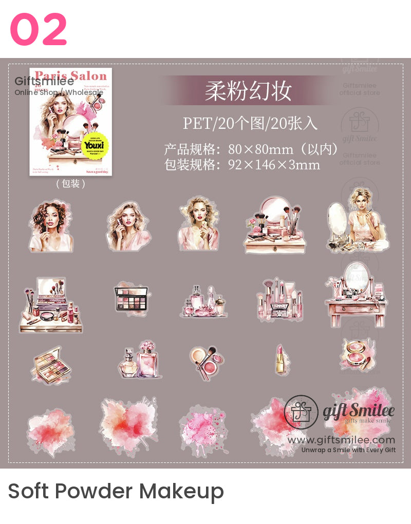 Paris Salon Fashion Stickers | KS-SA-4014