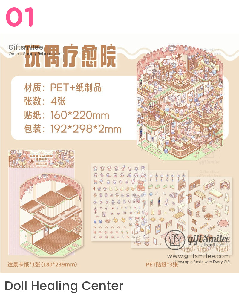 Miniature Cartoon Stickers | KS-SA-4025