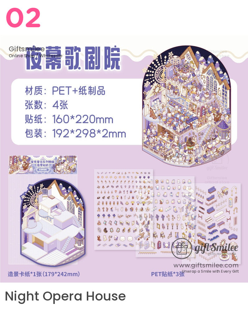 Miniature Cartoon Stickers | KS-SA-4025