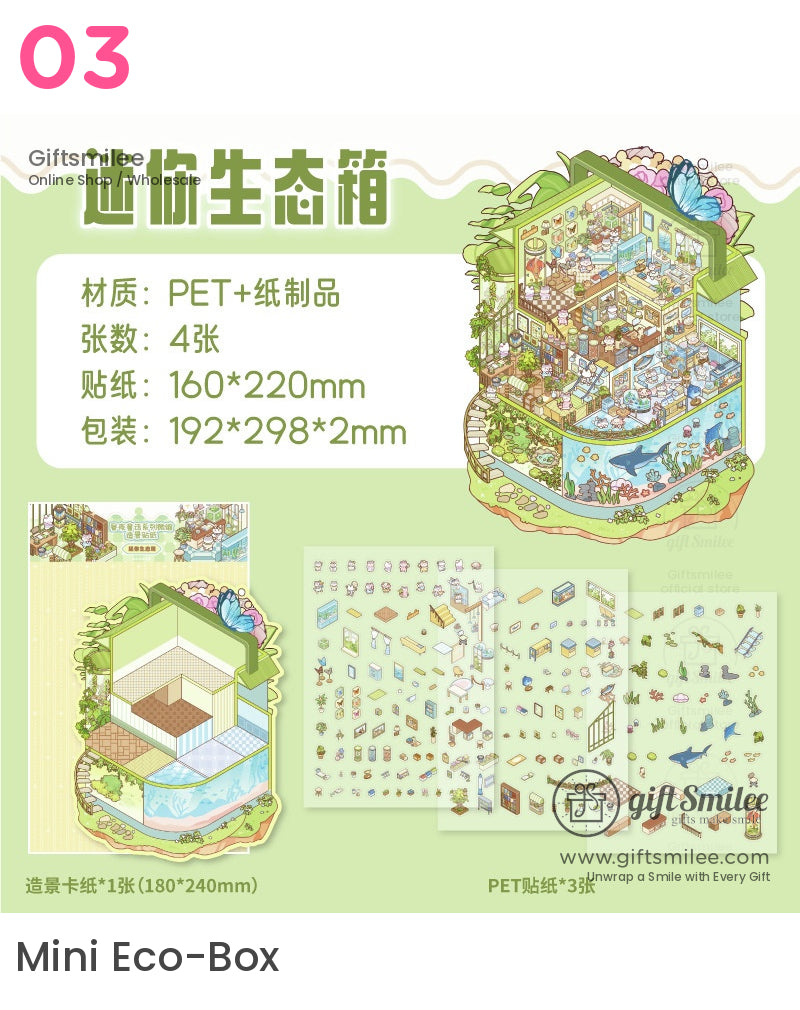 Miniature Cartoon Stickers | KS-SA-4025