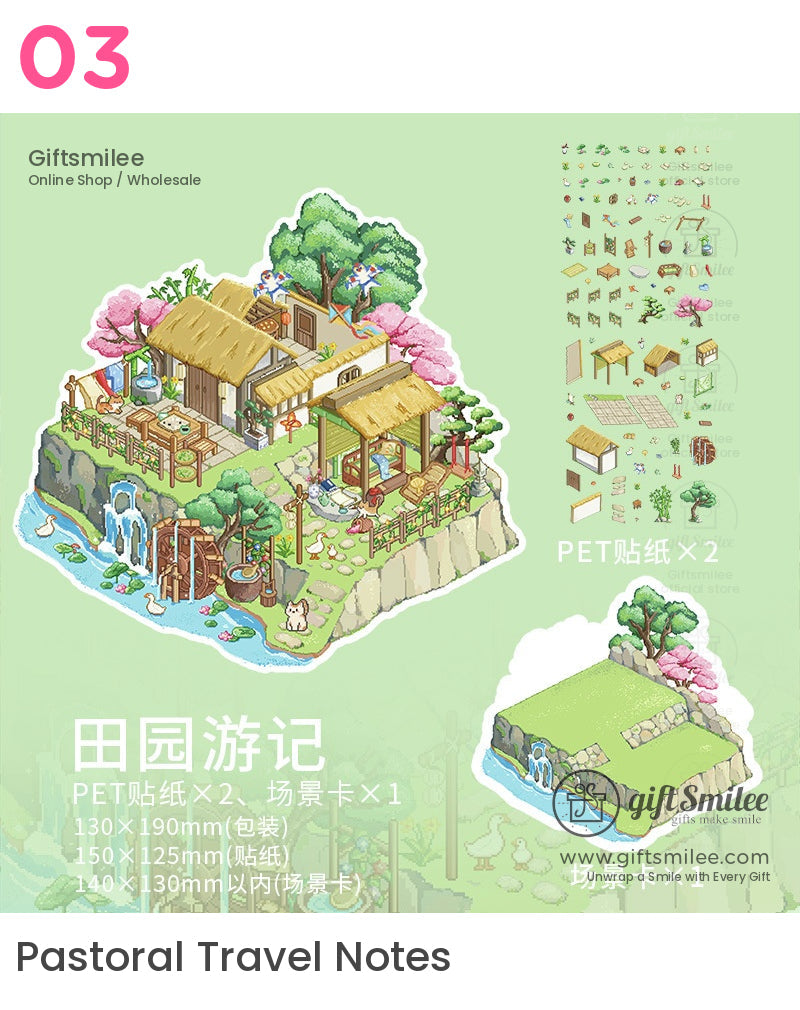 Miniature Diy 3D Scene Stickers | KS-SA-4036