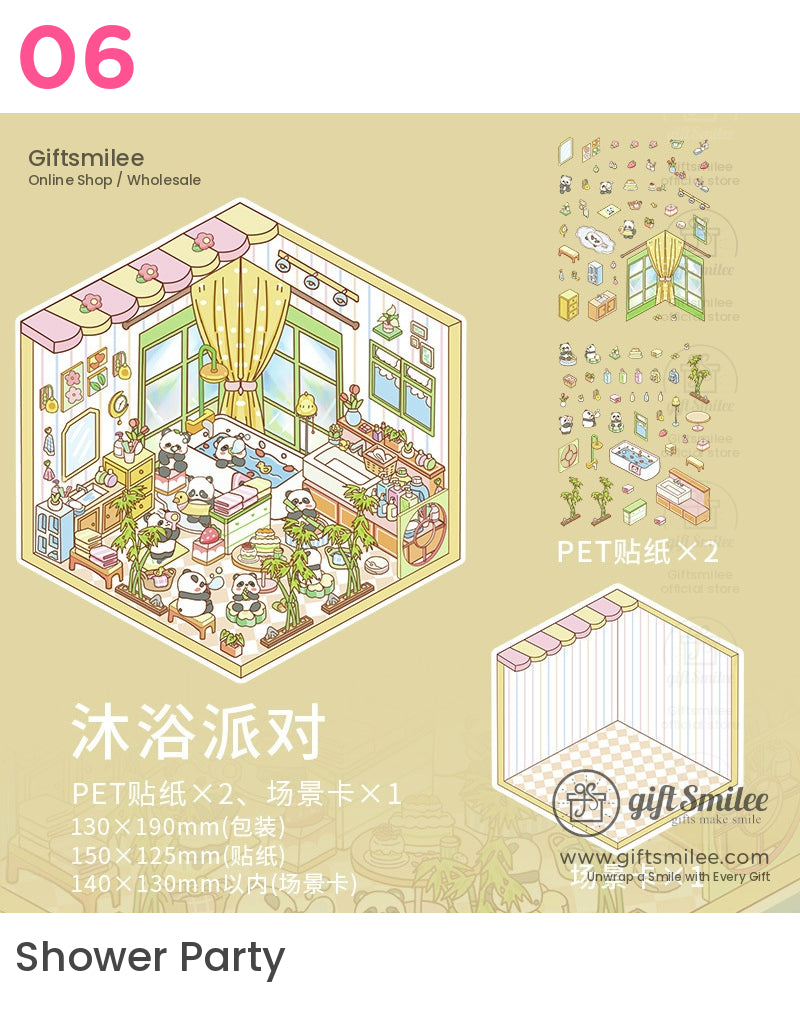 Miniature Diy 3D Scene Stickers | KS-SA-4036