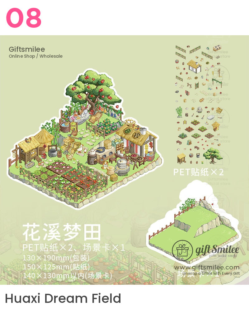 Miniature Diy 3D Scene Stickers | KS-SA-4036