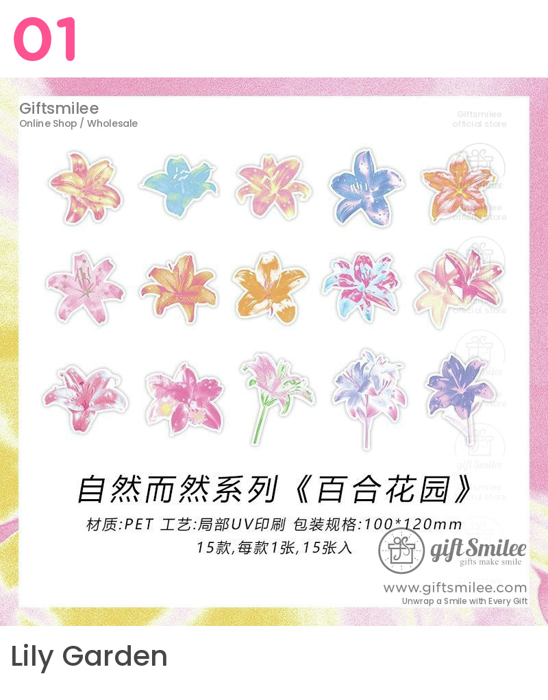 Nature Marine Floral And Fruit Sticker Packs | KS-SA-4044