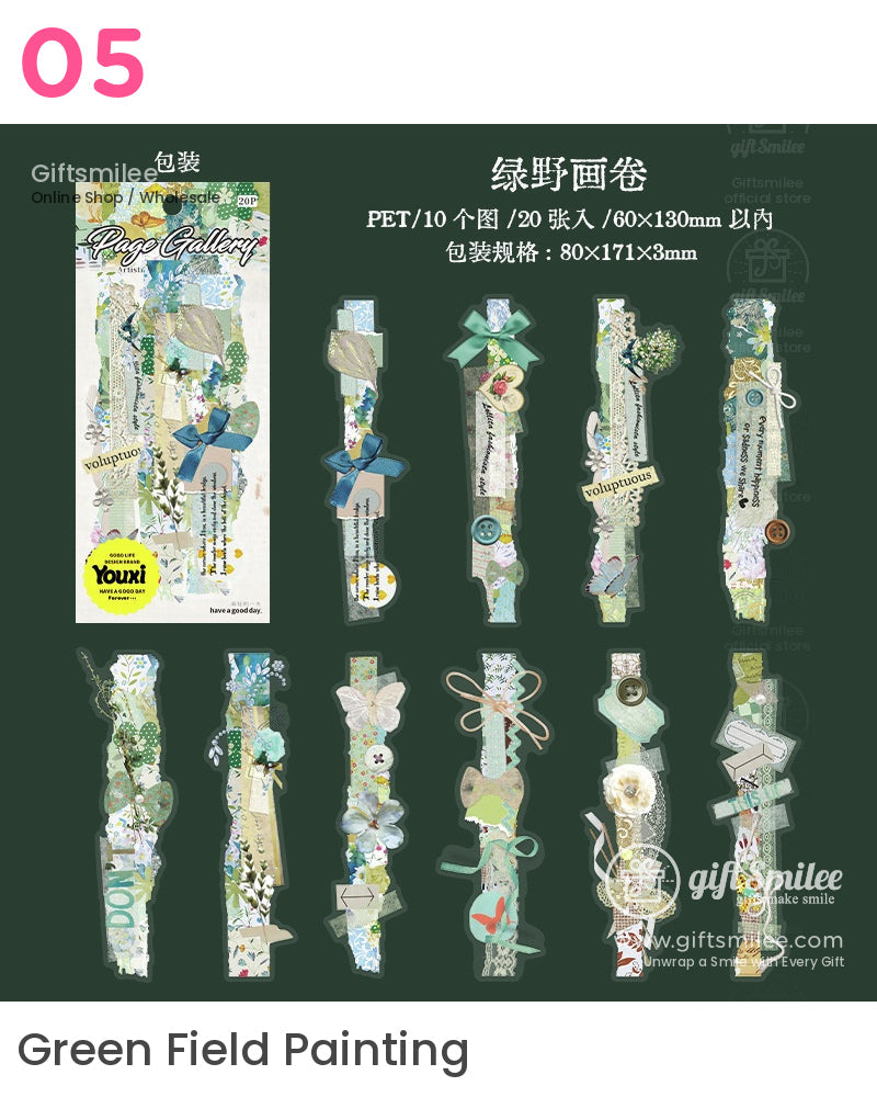 Vintage Scrapbooking Retro Collage Stickers | KS-SA-4051