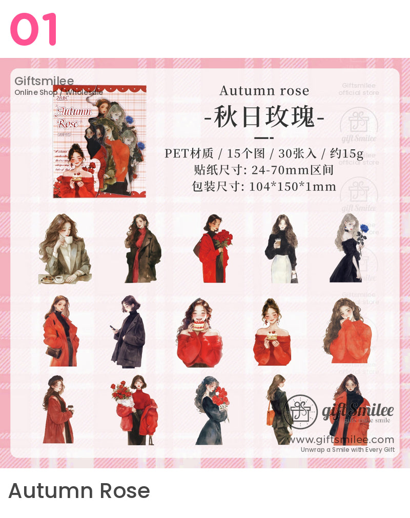 Fashion Floral Sticker Packs | KS-SA-4053