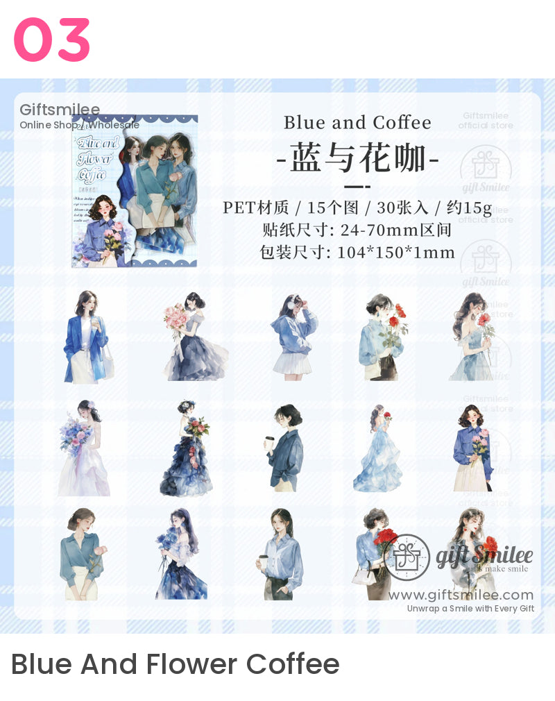 Fashion Floral Sticker Packs | KS-SA-4053