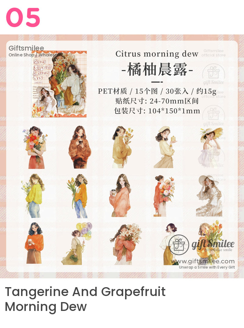 Fashion Floral Sticker Packs | KS-SA-4053