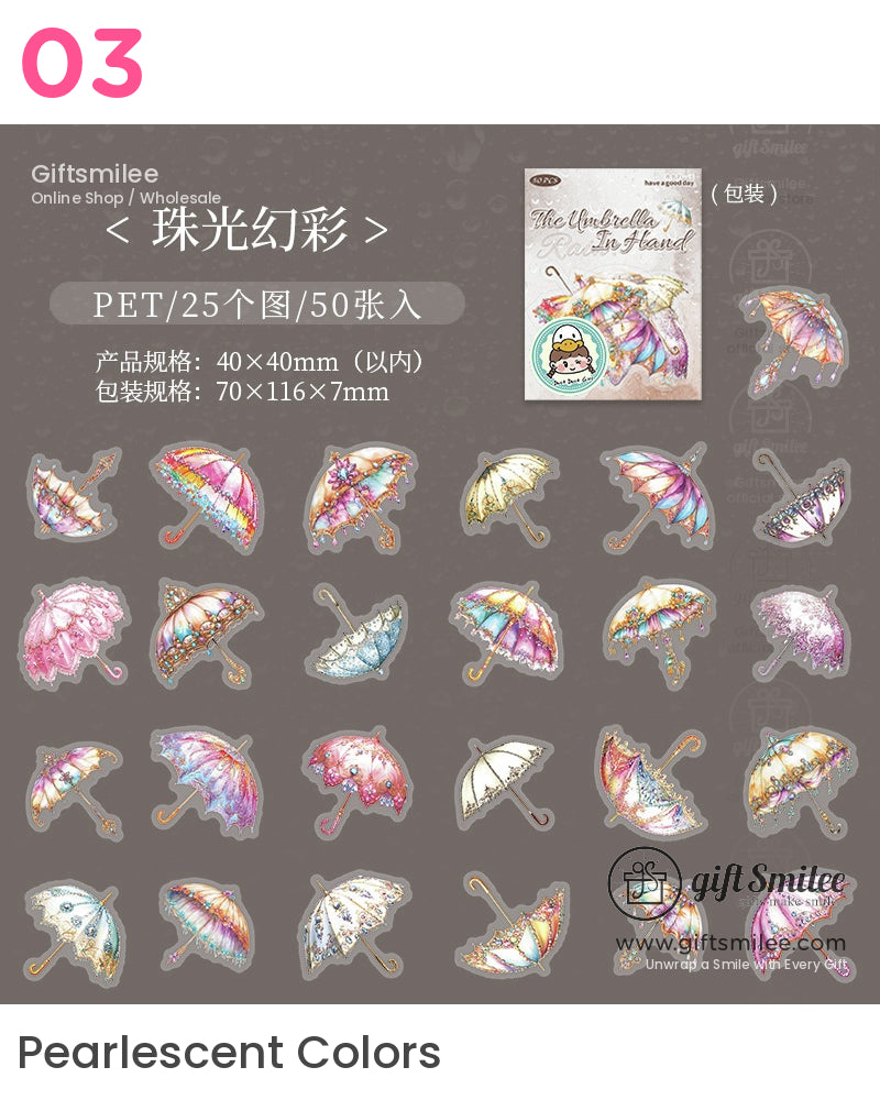 Umbrella Aesthetic Stickers | KS-SA-4055