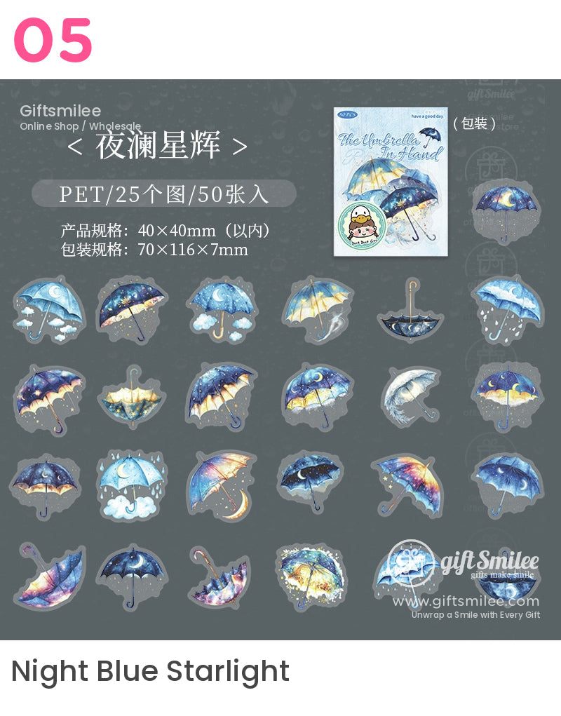 Umbrella Aesthetic Stickers | KS-SA-4055