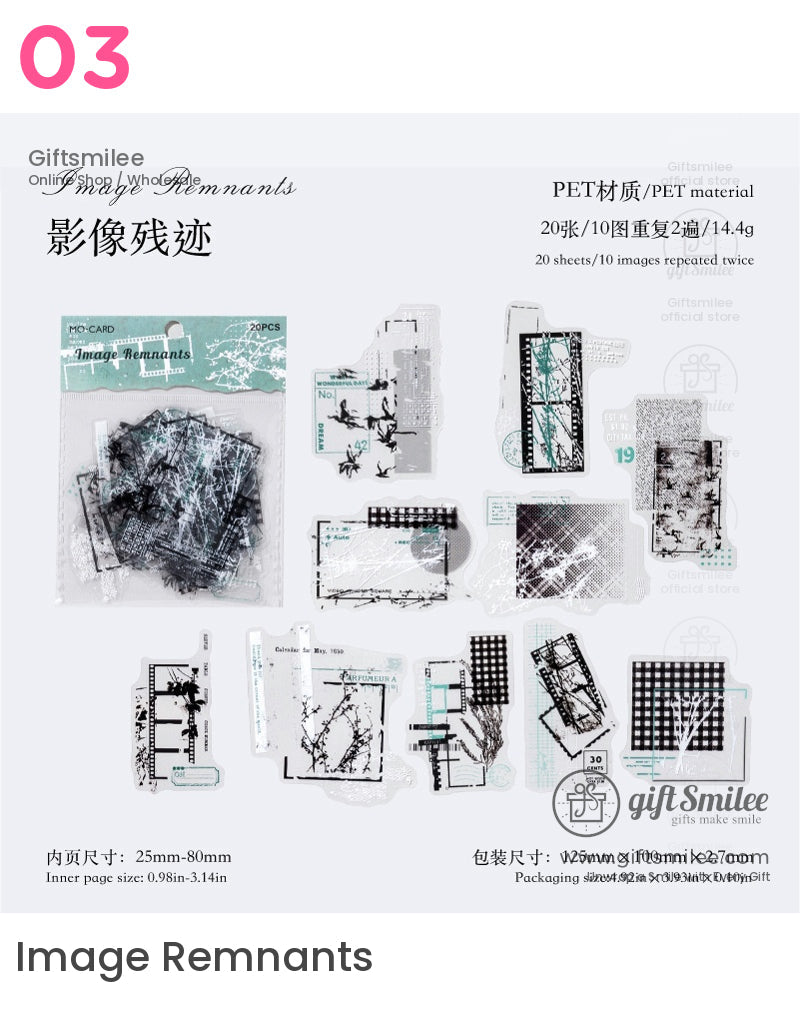 Celestial Vintage Transparent Sticker Packs | KS-SA-4062